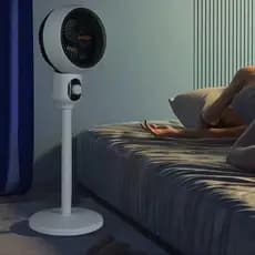 Ventilador Portátil Altura Regulável com 3 Hélices 110/220 3 Velocidades com Rotação 180. Ângulo 90
