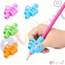 Adaptador Ergonômico para Lápis Apoio de Escrita Infantil Autista Autismo 2 3 4 Unidades