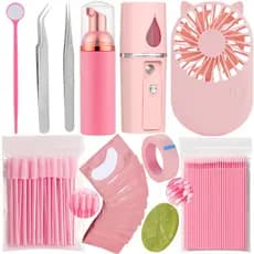 Kit Iniciante Extensão Alongamento Cilios Profissional Treino Cílios