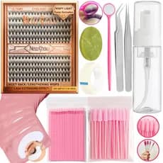 Kit Completo para Extensão e Alongamento de Cílios Flower Profissional e Iniciante