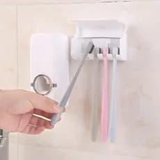 Dispenser de Creme Dental Pasta de Dente Suporte Escova Dente COR ALEATORIO