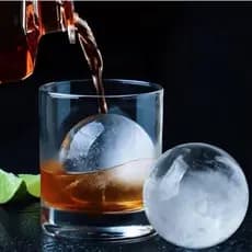 Forma De Gelo Esfera Bola Silicone Grande Redonda Bar Whisky Molde ICE Ball Drink