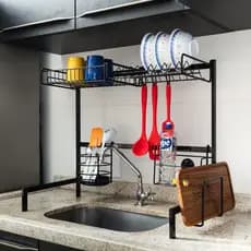 Escorredor Louça Autossustentavel Bancada Cozinha Pia Aço 63cm Cozinha Suspensa