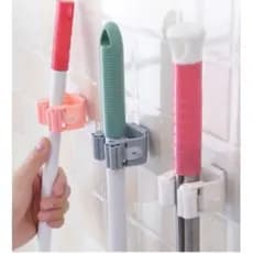 Suporte para Vassouras e Rodo/Suporte de Parede Fortalecer Gancho de Cozinha Banheiro Racks para Organização da Casa
