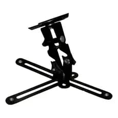 Suporte Para Projetor De Teto Aço de Carbono Preto Resistente Inclinável Rotativo SBRP 757 Brasforma