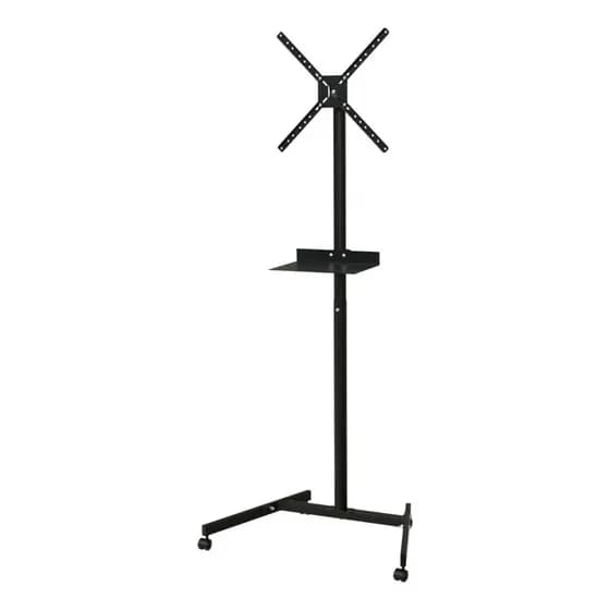 Pedestal Para TV 10 A 60 Polegadas Aço Preto Inclinável Resistente Até 25KG Suporte Notebook SBRR11