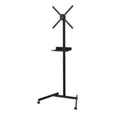Pedestal Para TV 10 A 60 Polegadas Aço Preto Inclinável Resistente Até 25KG Suporte Notebook SBRR11