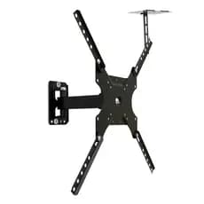 Suporte Televisão Parede Preto Articulado 23 A 55 Pol LED LCD Smart TV 4K C Prateleira CS0030ASC
