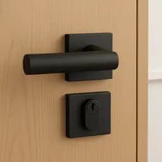 Fechadura Stam 803/35 Preto Porta Direita/esquerda