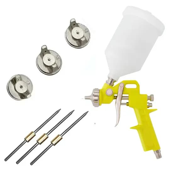 Pistola Pintura B-TEK BT367 HVLP 600ml 3 Bicos Profissional