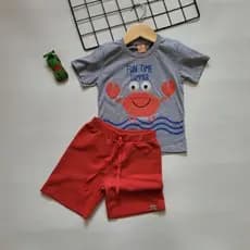 TAM 3 Conjunto infantil menino,roupa infantil menino verão,camiseta menino,bermuda menino