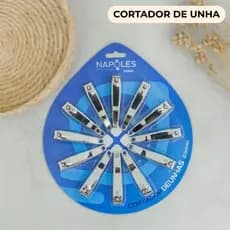Kit Cortador De Unha Pé Mão Grande e Pequeno 12 ou 24 Unidades