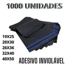 1000 Unidades Embalagens Saquinho de Envios de Segurança com Aba Adesiva