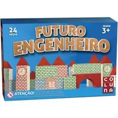Brinquedo Educativo Construindo Engenheiro – 24 Peças | +3 Anos 👷‍♂️
