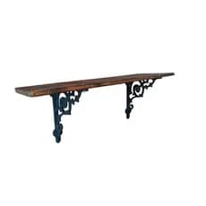 kit suporte mao  francesa 30x30 cm estilo rustico e super resistente feito em ferro com 2 unidades,Prateleiras, suporte