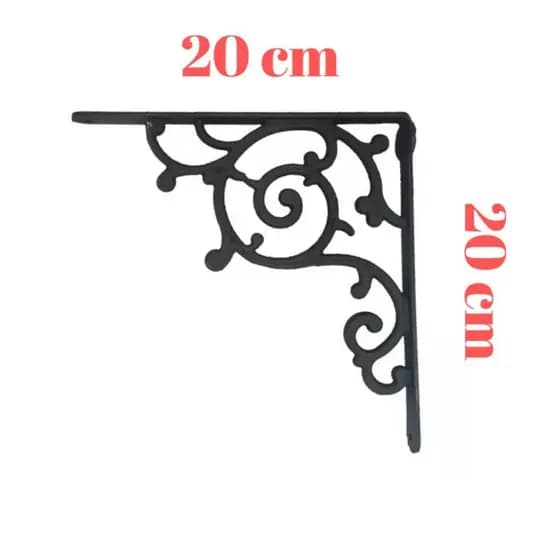 Suporte mão francesa 20x20 em ferro fundido Prateleiras, suportes, casa, madeiras