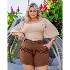 Cropped Blusa plus size com aro e elastico Feminina Cores Variadas super confortáveis e leves qualidade e durabilidade