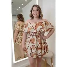 Macaquinho PLUS SIZE Com Lastex short saia Feminina Cores Variadas super confortáveis e leves qualidade e durabilidade