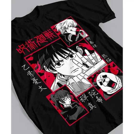 Camiseta Básica Unissex Jujutsu Kaisen Cero Anime Equipamento De Yuta Okkotsu