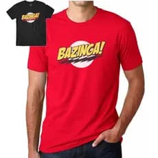 Camiseta Bazinga, The Big Bang Theory, Geek, Nerd