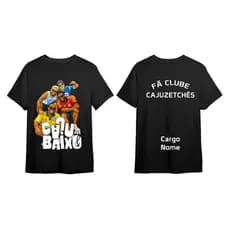 Camiseta Caju pra Baixo 2026 Pagode Streetwear Camisa Unissex