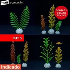 4,3,2,1 Decoração De Aquários Uma Variedade De Plantas Simuladas Aquáticas Produtos Decorativos planta pendente