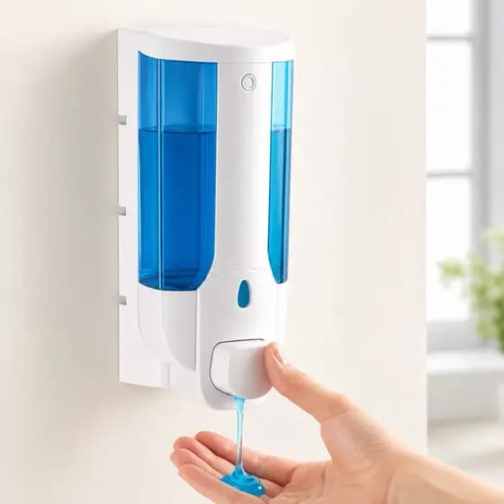 Dispenser porta sabonete liquido de parede detergente shampoo condicionador porta sabonete