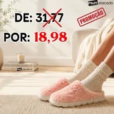 Pantufa Moderna De Inverno Quente Antiderrapante confortável para Adulto pantufa inverno pantufa confortavel