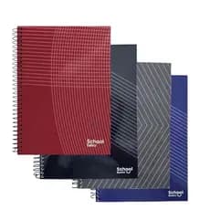 Caderno 10 Matérias 160 Folhas Espiral com Capa Dura