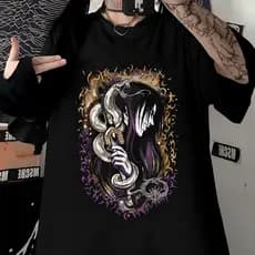 Camiseta Oversized Anime Naruto Orochimaru Lançamento Estampado 100% Algodão Unissex