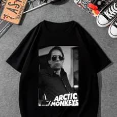 Camisa Camiseta Blusa Oversized Agostinho Carrara Meme Arctic Monkeys Rock Banda 100% Algodão