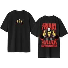 Camisa Camiseta Blusa Oversized Sexta Feira 13 Jason Academia Confortavel 100% Algodão