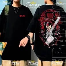 Camisa Oversized Anime Alucard Hellsing Unissex Streetwear 100% Algodão