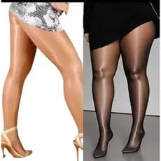 MEIA CALÇA Fina 7D ANTICELULITE Preta e Bege Fio 70 Plus Size – Veste do 36 ao 54 | Conforto e Alta Elasticidade