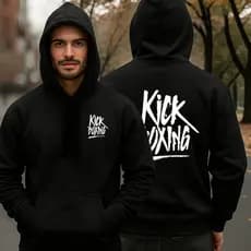 Blusa De Frio Moletom Casaco Jaqueta Luta Kickboxing Masculino Feminino