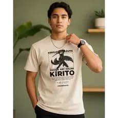 Camisa Camiseta Personagem Anime Kirito Kirigaya