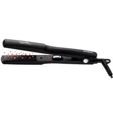 Prancha Alisadora Mondial Tourmaline Ceramic com Revestimento Cerâmico Preto Bivolt - P-15