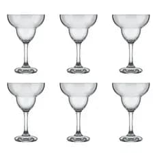 Jogo 6 Taças Margarita Coquetel 335ml Nadir Vidro Transparente