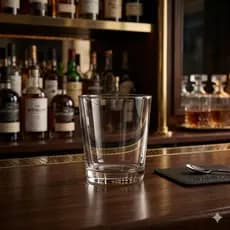 Jogo 6 Copos De Vidro Baixos 260ml Para Whisky Água Drinks