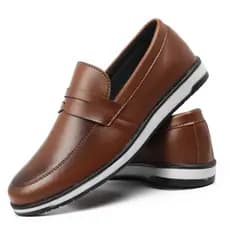 Sapato Loafer Mocassim Masculino Unity Social Elegante Conforto Borracha Antiderrapante