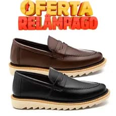 Sapato Social Oxford Masculino Derby Loafer Casual Elegante de Couro Leve Macio Original Barato