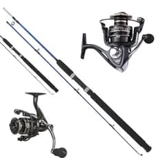 Kit Pesca Completo Vara 1,8m 40 Libras + Molinete 3000 Carretel Alumínio