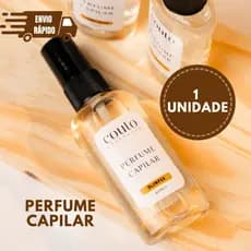Perfume Capilar Cabelo Feminino Antifrizz Hidratante Fortificante 60 ml
