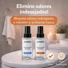Kit 2 Bloqueadores de Odores para Banheiros e Vasos Sanitários 40 ml
