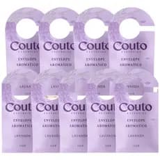 Kit 10 Sachês Perfumados Aromáticos 15 gramas Automóveis Guarda Roupas Gavetas Cômodas Roupeiros
