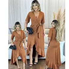 Liquidação Vestido Feminino Midi/Longo Envelope de luxo Tendencia Desfaça Barriga