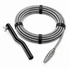 Desentupidor Manual 5m/10m/15m  Mola de Aço Ralo Pia Banheiro Cozinha Quintal Cano Calha Bestfer