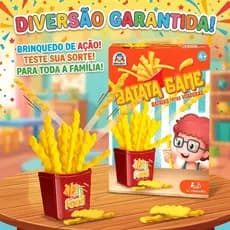 Brinquedo Pula Batata Jogo Infantil Interativo Diversão Familiar 2 a 5 Jogadores Plástico