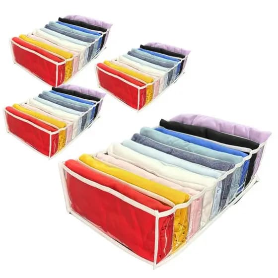 4 Colmeia organizador de guarda roupa G PREMIUM 10x25x35cm cada - Maison Plus