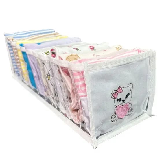 Colmeia Organizadora Premium de gaveta P 10x12x35cm branca com 10 espaços - Maison Plus